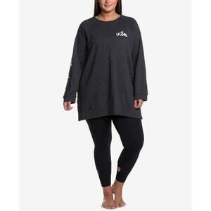 Soffe Womens Activewear Curves Plus Size Oversized Sweatshirt Size 1X